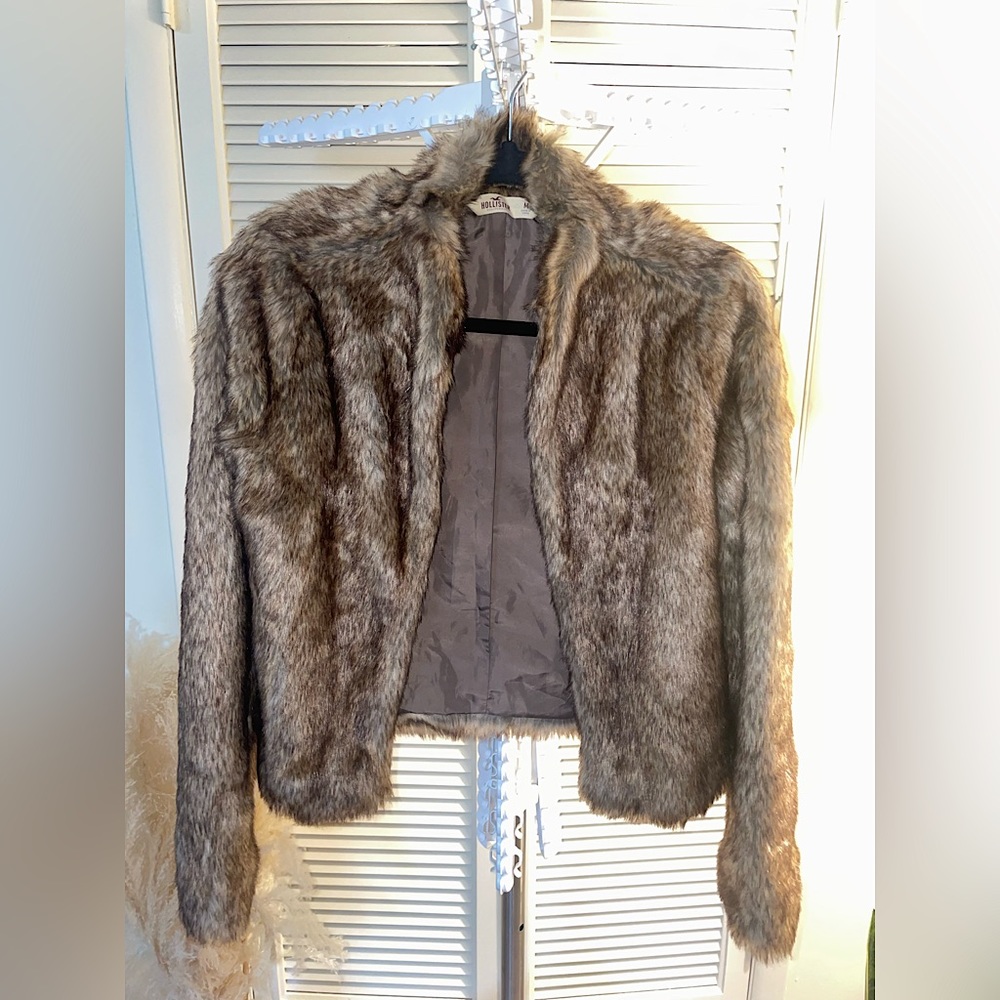 Hollister Faux Fur Jacket